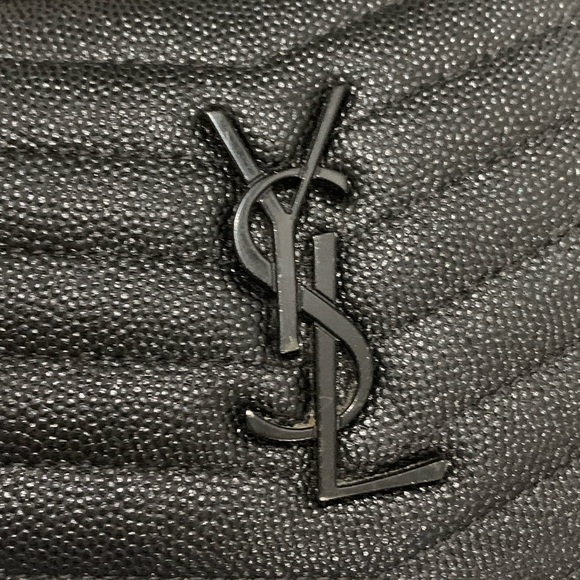 Saint Laurent Mini Lou Pebbled Leather Camera Bag - Picture 11 of 15